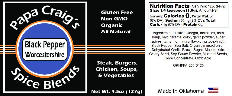 Black Pepper Worcestershire