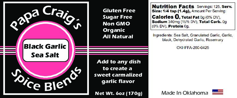 Black Garlic Sea Salt