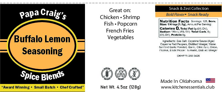 Buffalo Lemon Pepper