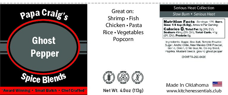 Ghost Pepper Seasoning