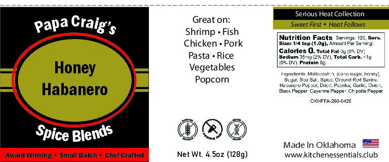 Honey Habanero Seasoning