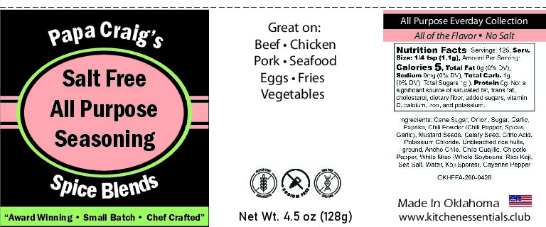 Salt Free All purpose Seasoning
