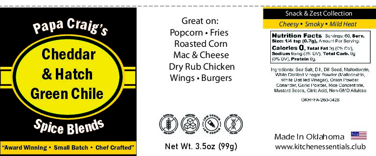 Cheddar & Hatch Green Chile