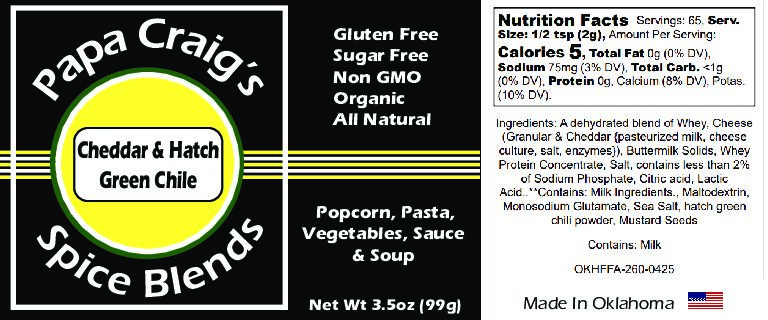 Cheddar & Hatch Green Chile