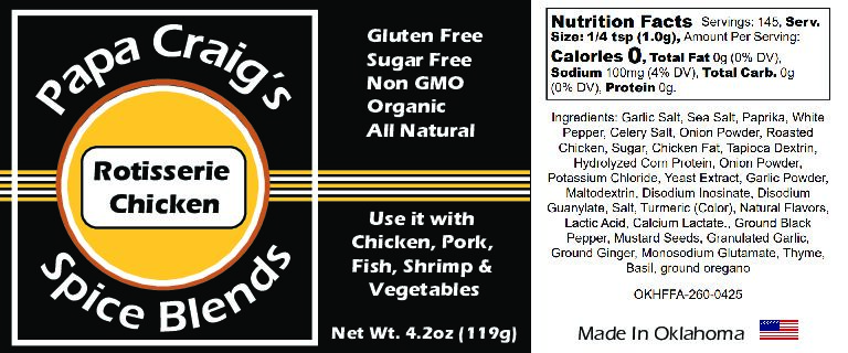 Rotisserie Chicken Seasoning