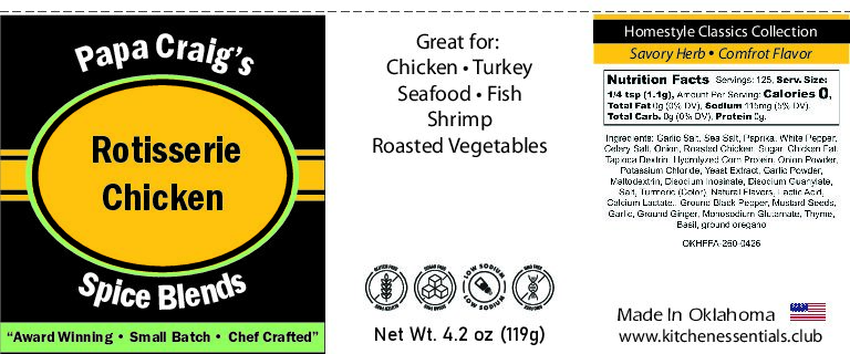 Rotisserie Chicken Seasoning