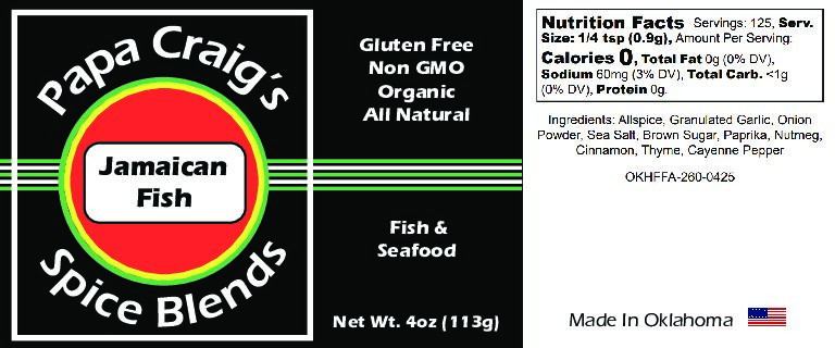 Jamaican Fish Seasoning