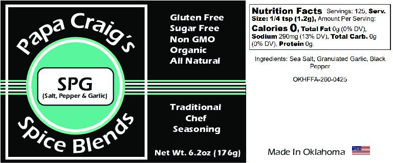 SPG (salt, pepper & garlic)