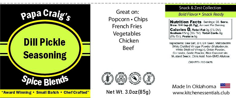 Dill Pickle Seasoning