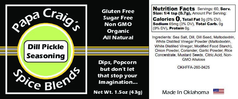 Dill Pickle Seasoning