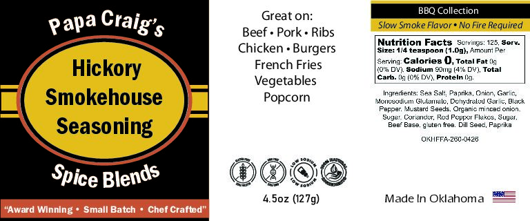 Hickory Smokehouse Seasoning