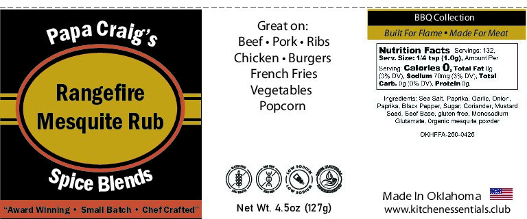 Rangefire Mesquite BBQ Seasoning