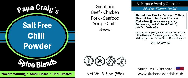 Salt Free Chili Seasoning